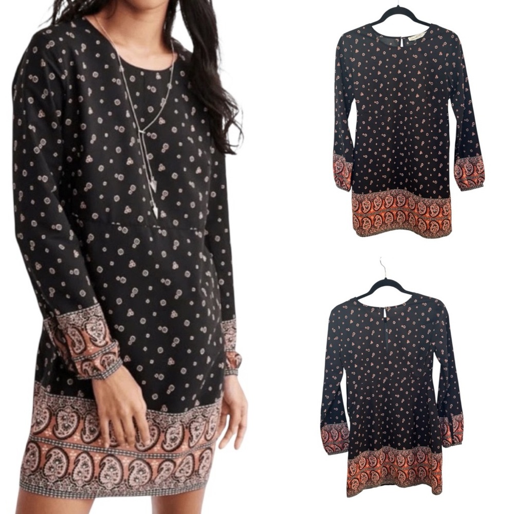 Abercrombie & Fitch Floral Paisley Dress